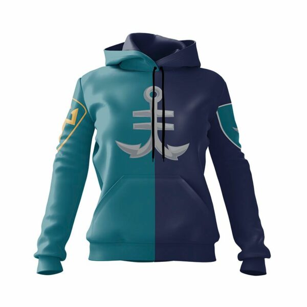 Худі жіноче з принтом «35-та окрема бригада морської піхоти. Морська Гвардія. Marine Guard»