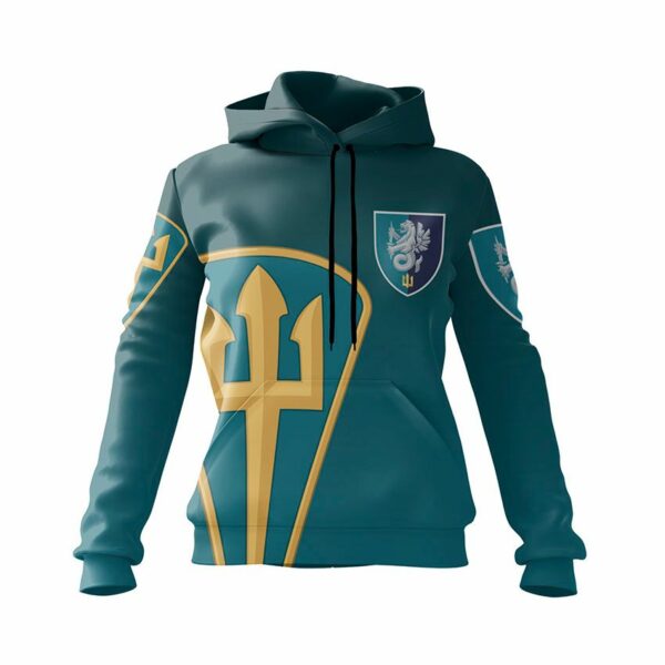 Худі жіноче з принтом «37-ма окрема бригада морської піхоти. Захисник Моря. Sea Defender»