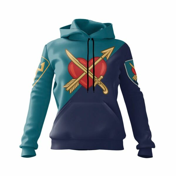 Худі жіноче з принтом «39-та окрема бригада берегової оборони. Морська Гвардія. Marine Guard»