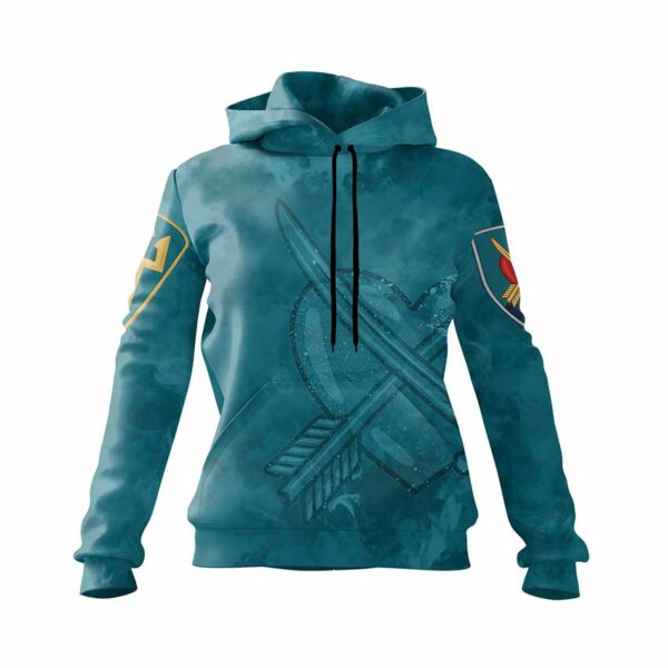 Худі жіноче з принтом «39-та окрема бригада берегової оробони. Військова Хвиля. Military Wave»