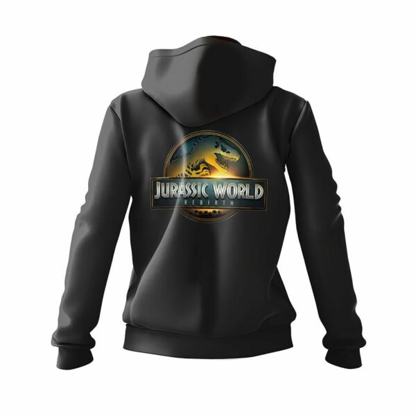 Худі жіноче з принтом «Світ Юрського періоду. Знак виживання. Jurassic World. Survival Mark»