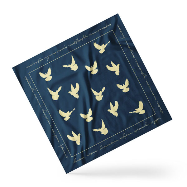 Платок «Голуби мира. Doves of Peace»