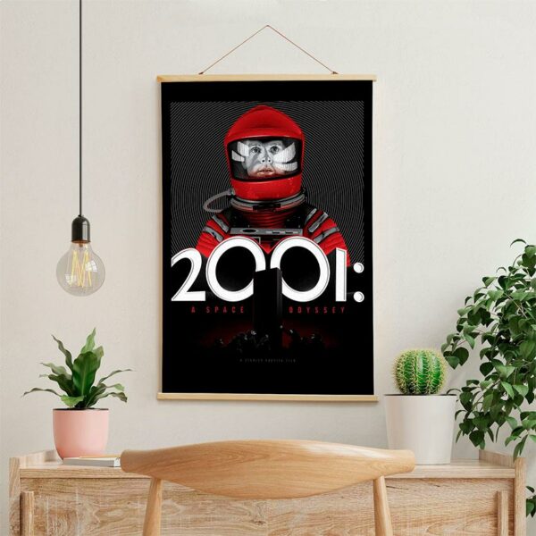 Постер на стіну з тканини «Космічна одіссея 2001 року. Фантастика. 2001: A Space Odyssey. Fantasy»