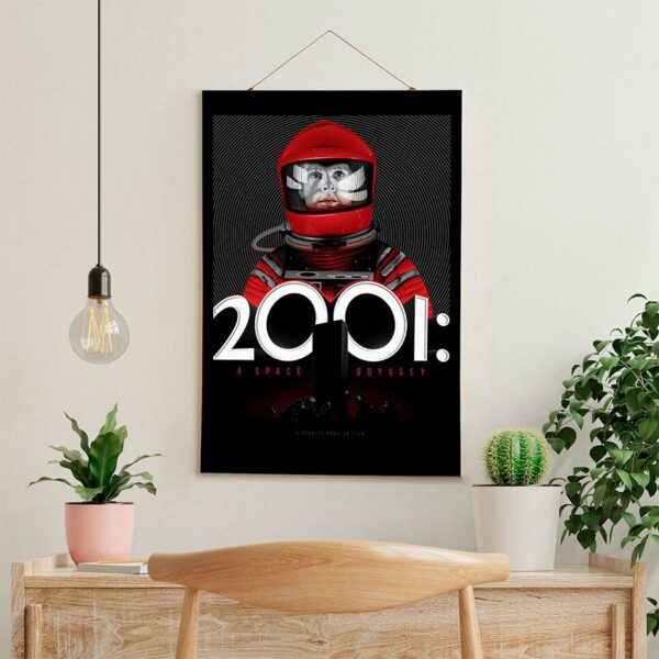Постер на стіну з тканини «Космічна одіссея 2001 року. Фантастика. 2001: A Space Odyssey. Fantasy»