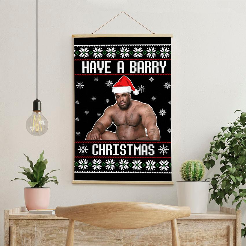 Постер на стіну з тканини «Баррі Вуд. Різдво. Barry Wood. Christmas»