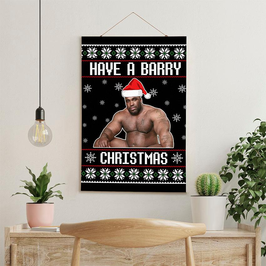 Постер на стіну з тканини «Баррі Вуд. Різдво. Barry Wood. Christmas»