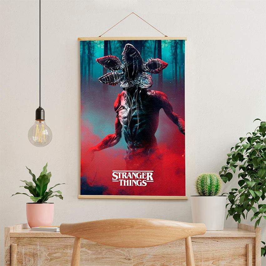 Постер на стену из ткани «Очень странные дела. Демогоргон. Stranger Things. Demogorgon»