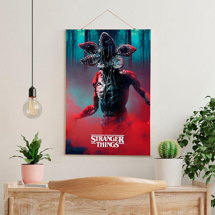 Постер на стену из ткани «Очень странные дела. Демогоргон. Stranger Things. Demogorgon»