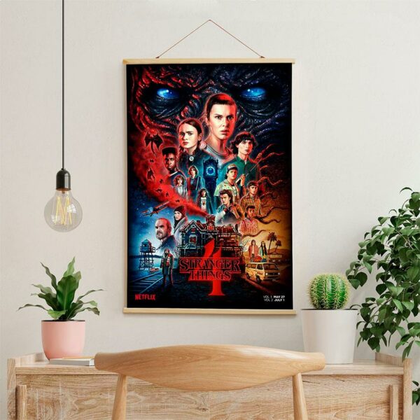Постер на стену из ткани «Очень странные дела. Мистика. Stranger Things. Mystique»