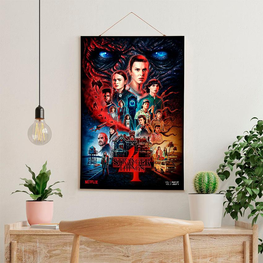 Постер на стену из ткани «Очень странные дела. Мистика. Stranger Things. Mystique»