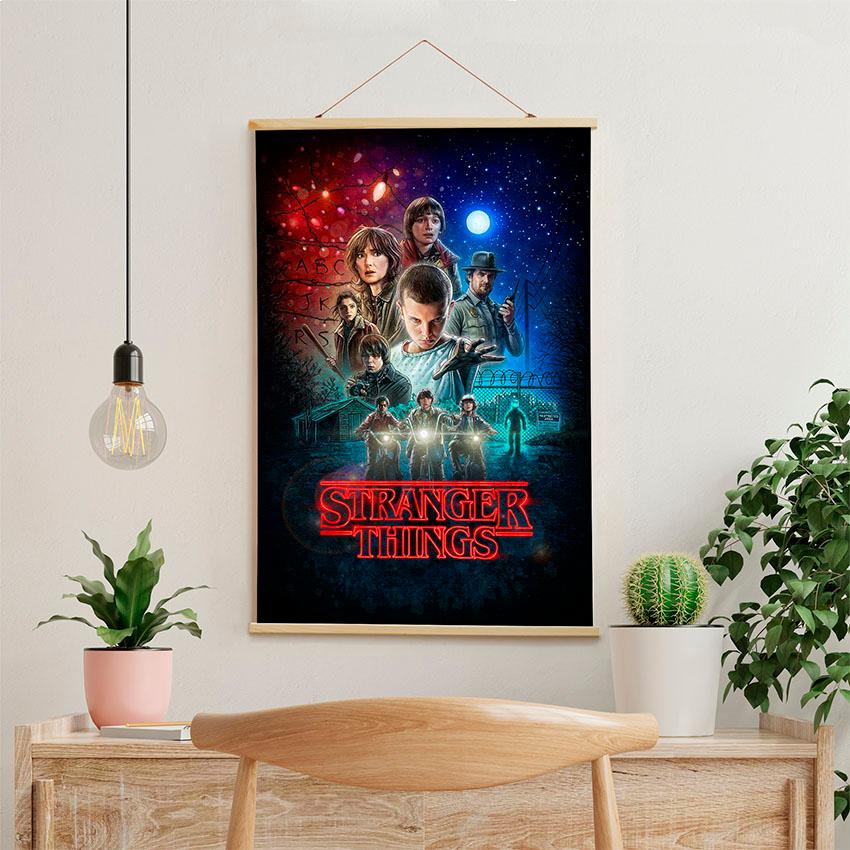 Постер на стену из ткани «Очень странные дела. Stranger Things»