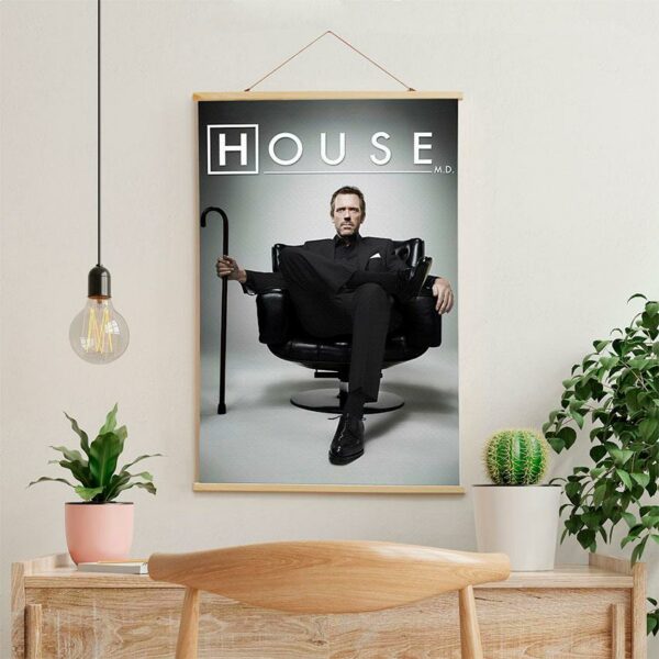 Постер на стену из ткани «Доктор Хаус. House M.D»
