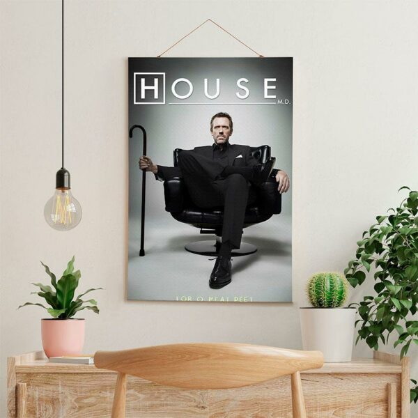 Постер на стену из ткани «Доктор Хаус. House M.D»