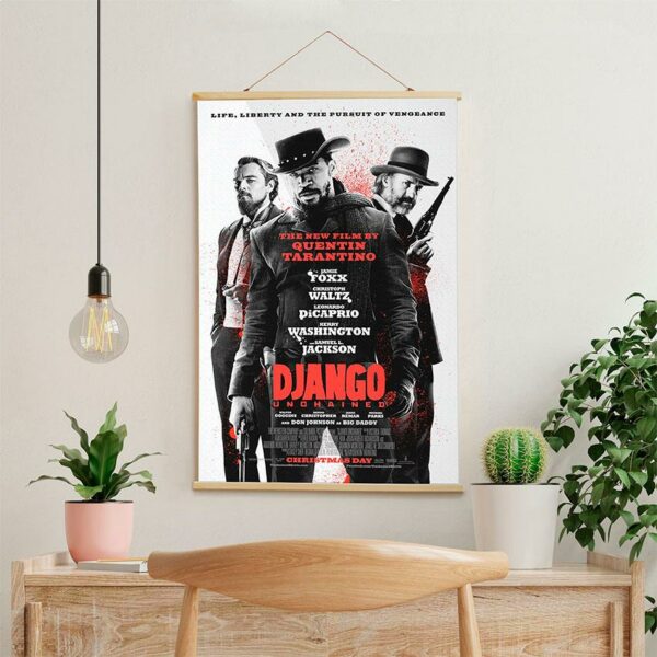 Постер на стену из ткани «Джанго. Тарантино. Django. Tarantino»