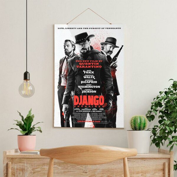 Постер на стіну з тканини «Джанґо. Тарантіно. Django. Tarantino»