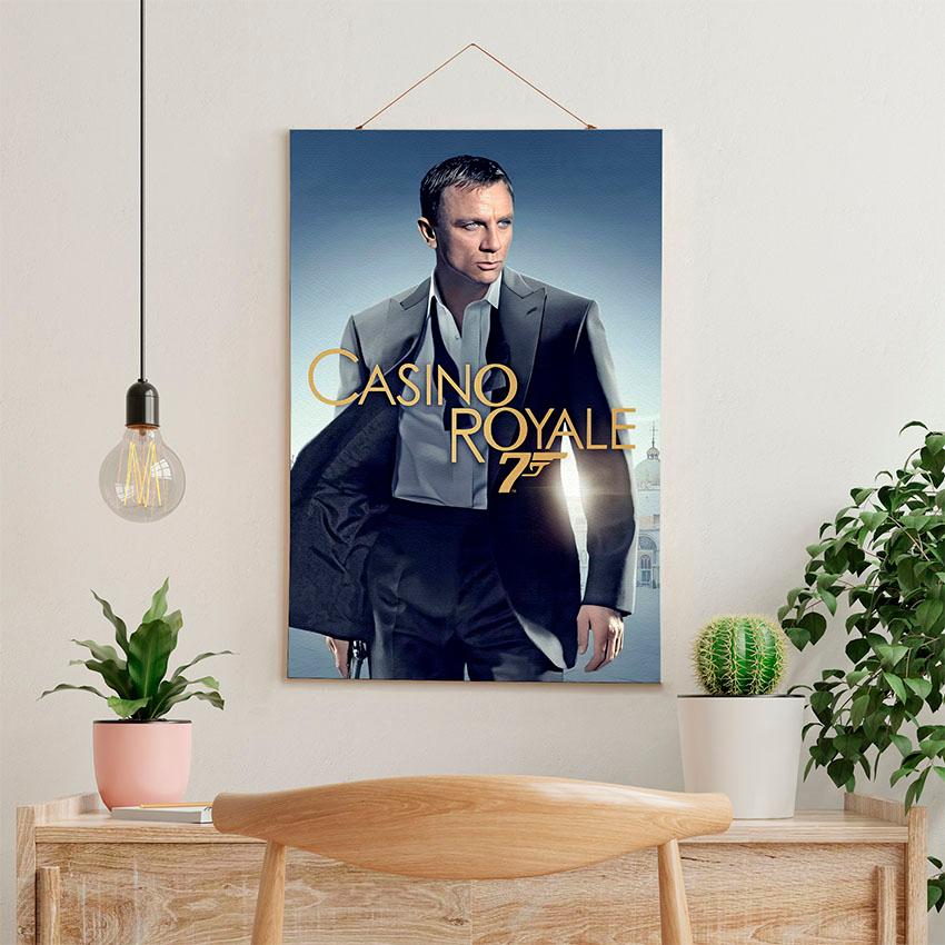 Постер на стіну з тканини «Джеймс Бонд 007: Казино Рояль. James Bond. Casino Royale»