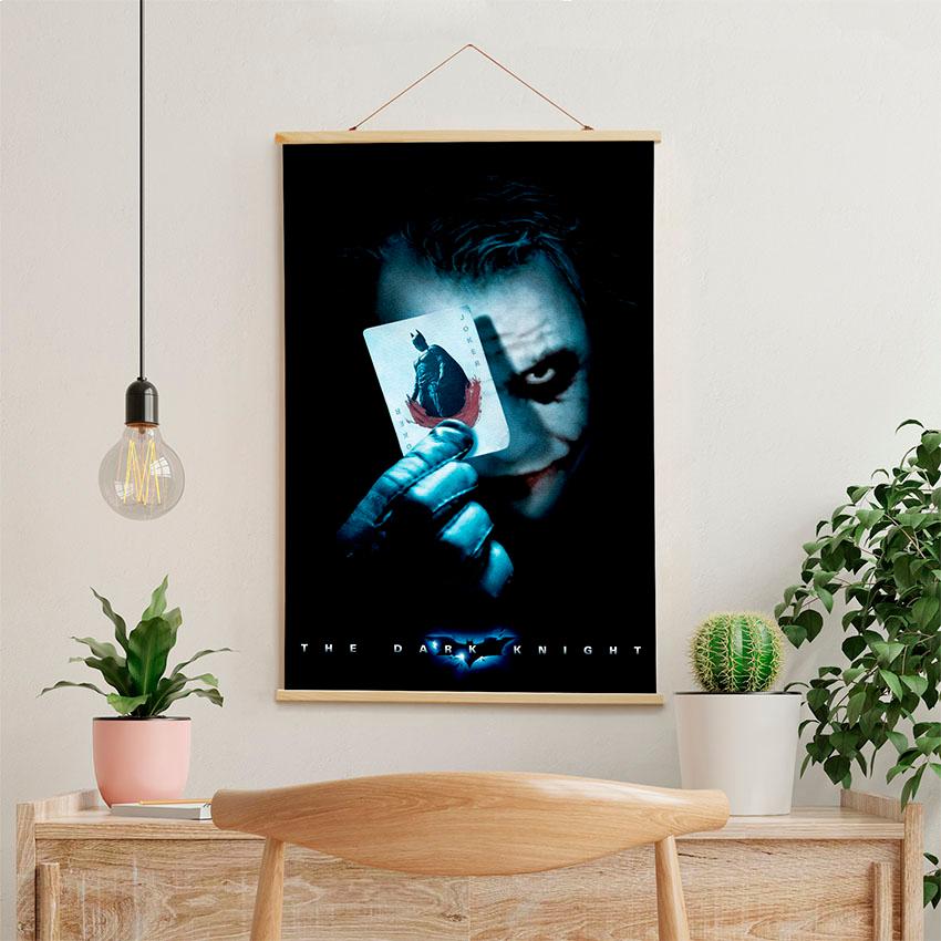 Постер на стіну з тканини «Джокер. Темний Лицар. Бетмен. Joker. The dark knight. Batman»