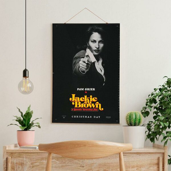 Постер на стену из ткани «Джеки Браун. Фильм Тарантино. Jackie Brown. Tarantino Film»