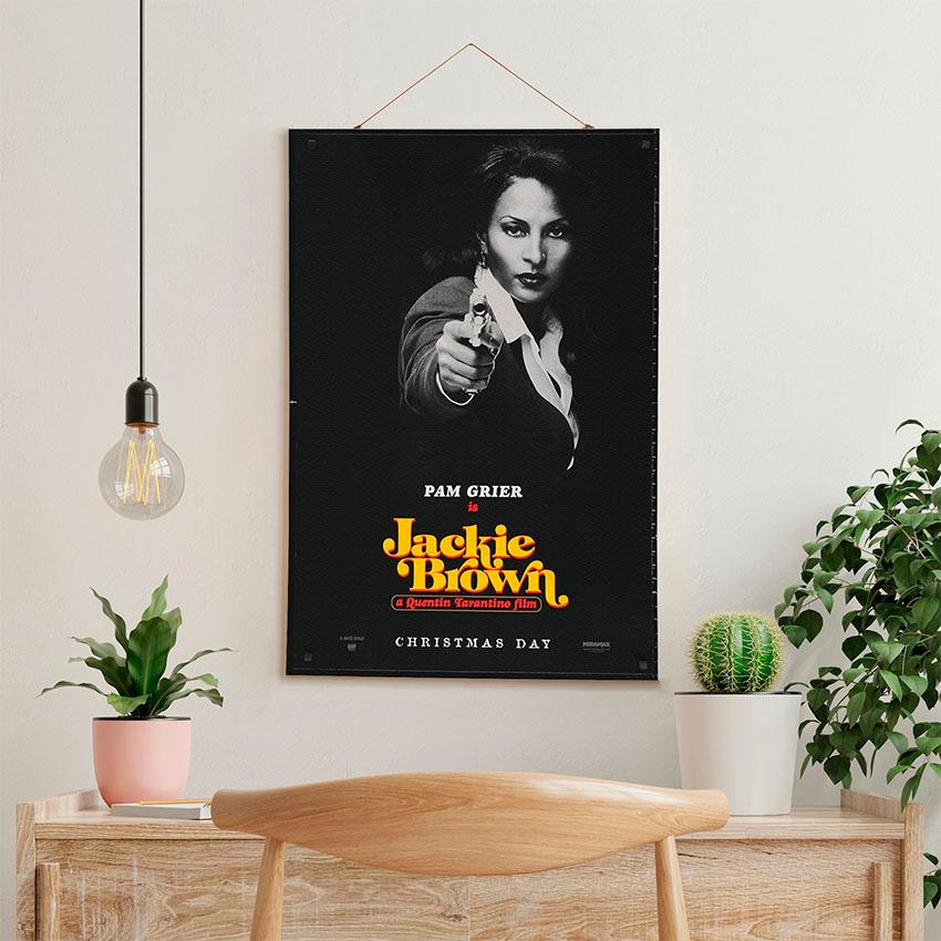 Постер на стену из ткани «Джеки Браун. Фильм Тарантино. Jackie Brown. Tarantino Film»