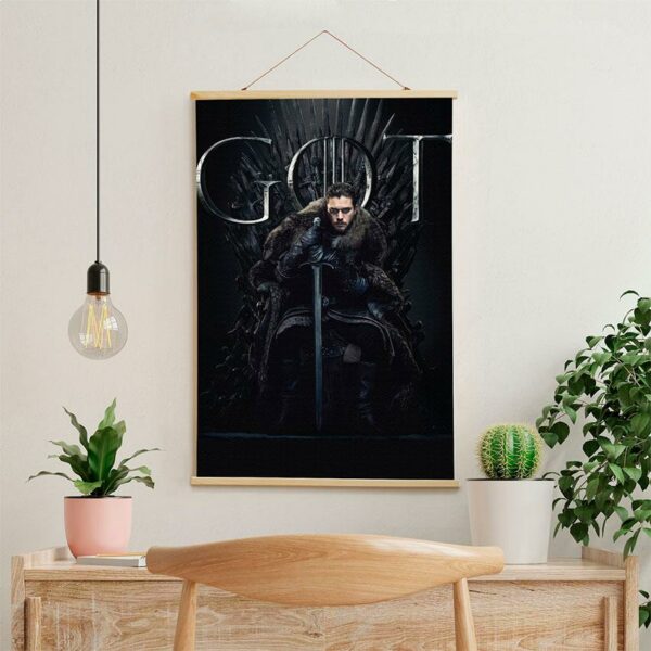 Постер на стіну з тканини «Гра престолів. Джон Сноу. Game of Thrones. Jon Snow»