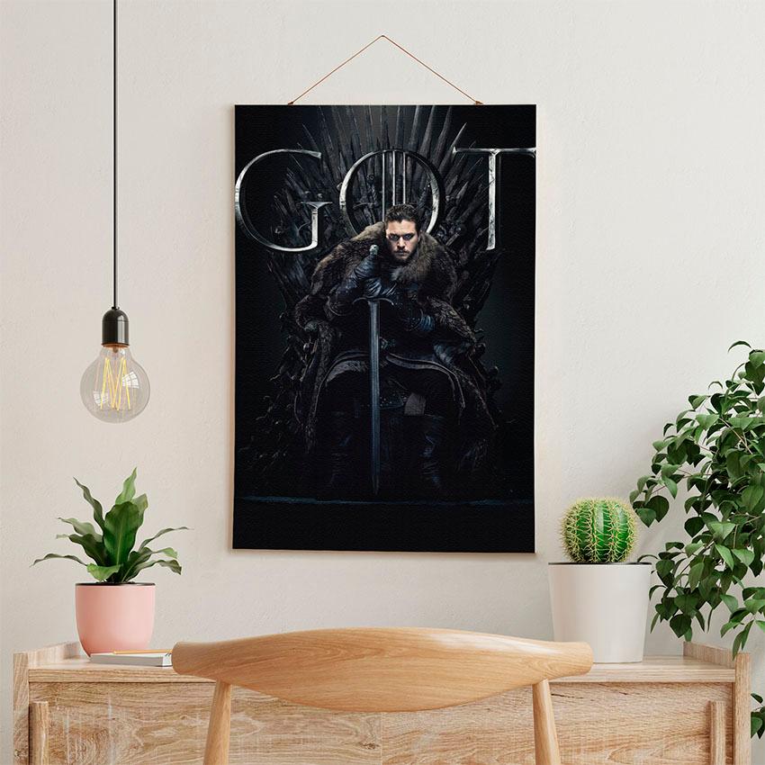 Постер на стену из ткани «Игра престолов. Джон Сноу. Game of Thrones. Jon Snow»