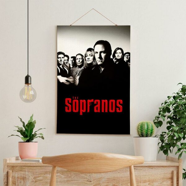 Постер на стіну з тканини «Клан Сопрано. Кримінал. The Sopranos. Crime»