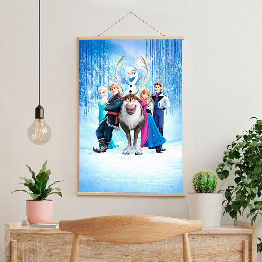 Постер на стену из ткани «Холодное сердце. Дисней. Frozen. Disney»