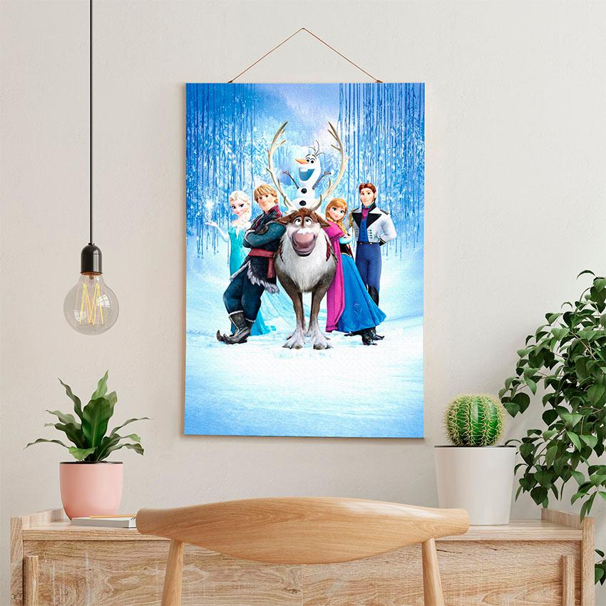 Постер на стену из ткани «Холодное сердце. Дисней. Frozen. Disney»