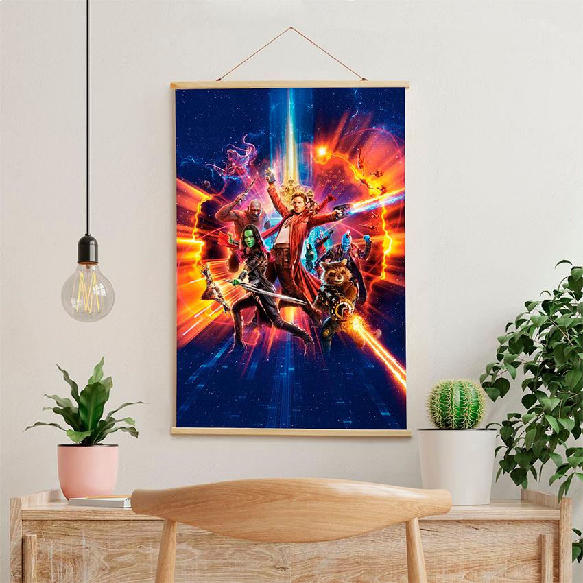 Постер на стену из ткани «Марвел. Стражи Галактики. Marvel. Guardians of the Galaxy»