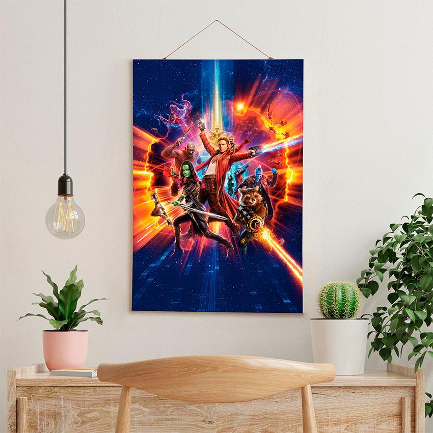 Постер на стену из ткани «Марвел. Стражи Галактики. Marvel. Guardians of the Galaxy»