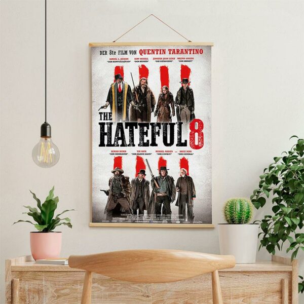 Постер на стену из ткани «Омерзительная восьмерка. Западная ловушка. The Hateful Eight. Western Trap»