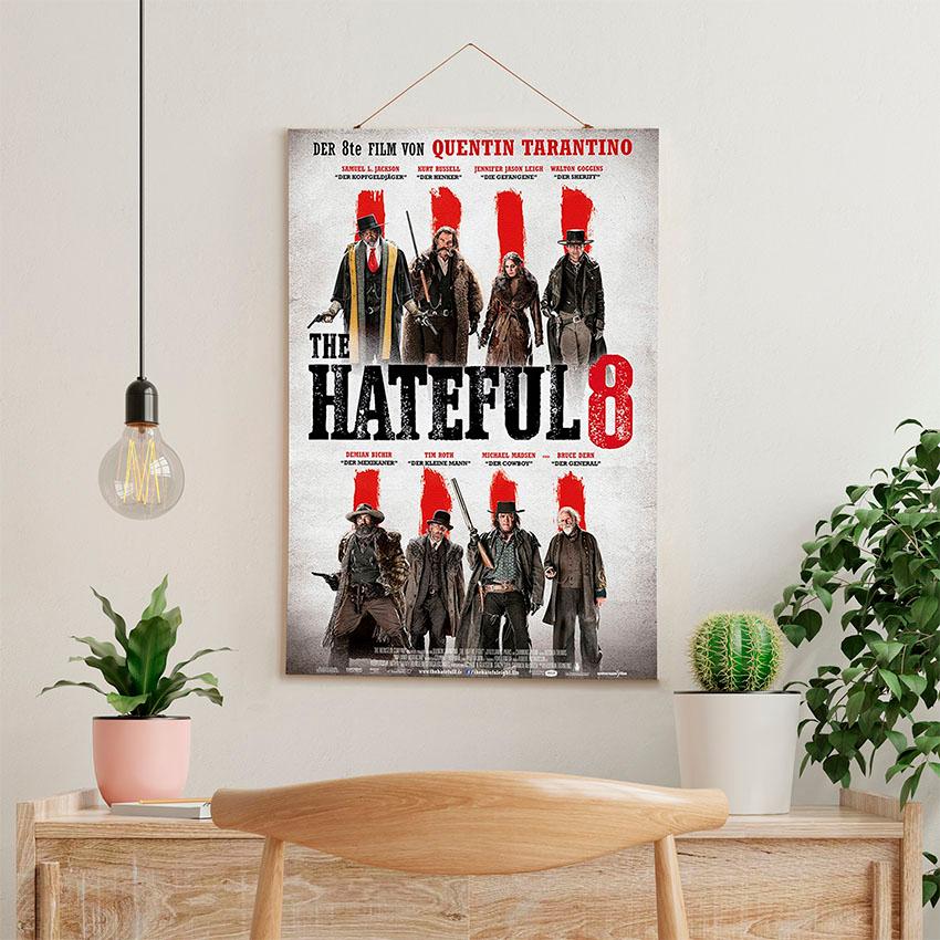 Постер на стену из ткани «Омерзительная восьмерка. Западная ловушка. The Hateful Eight. Western Trap»