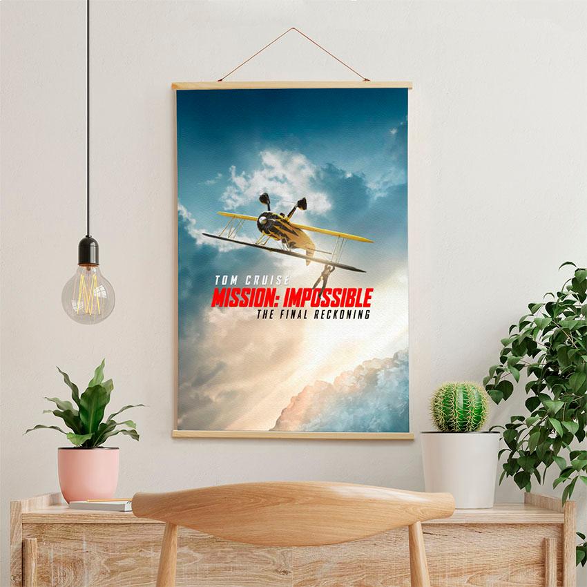 Постер на стену из ткани «Миссия невыполнима. Миссия шпиона. Mission Impossible. Spy Mission»