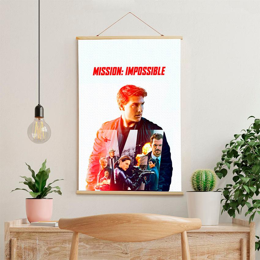 Постер на стену из ткани «Миссия невыполнима. Секретная операция. Mission  Impossible. Secret Operation»