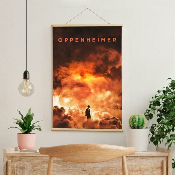 Постер на стіну з тканини «Оппенгеймер. Лицар фізики. Oppenheimer. Physics Master»