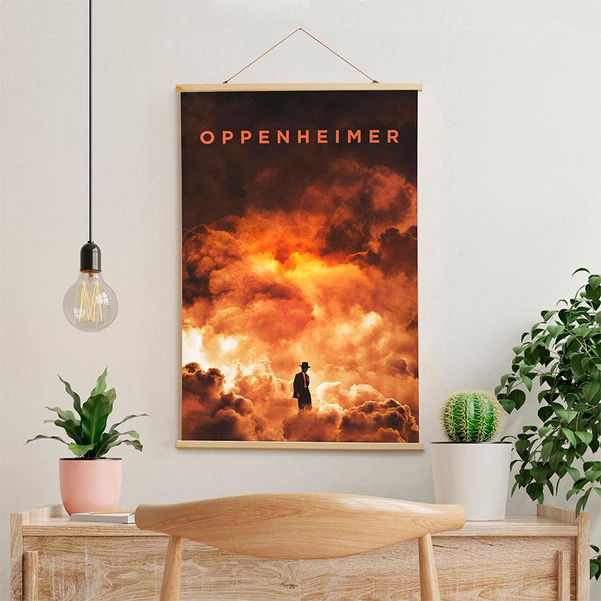 Постер на стену из ткани «Оппенгеймер. Рыцарь физики. Oppenheimer. Physics Master»