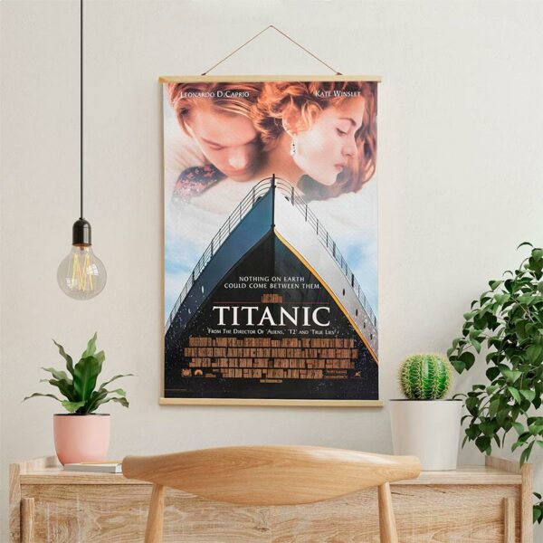 Постер на стену из ткани «Роза и Джек. Титаник. Rose and Jack. Titanic»