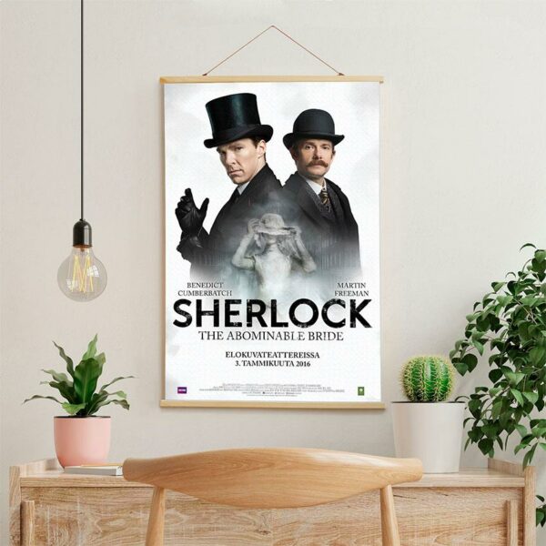 Постер на стену из ткани «Шерлок и Ватсон. Сериал. Sherlock and Watson. Serial»