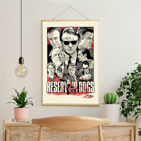 Постер на стену из ткани «Бешеные псы. Reservoir Dogs»