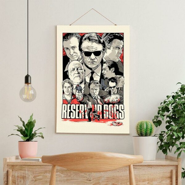 Постер на стену из ткани «Бешеные псы. Reservoir Dogs»