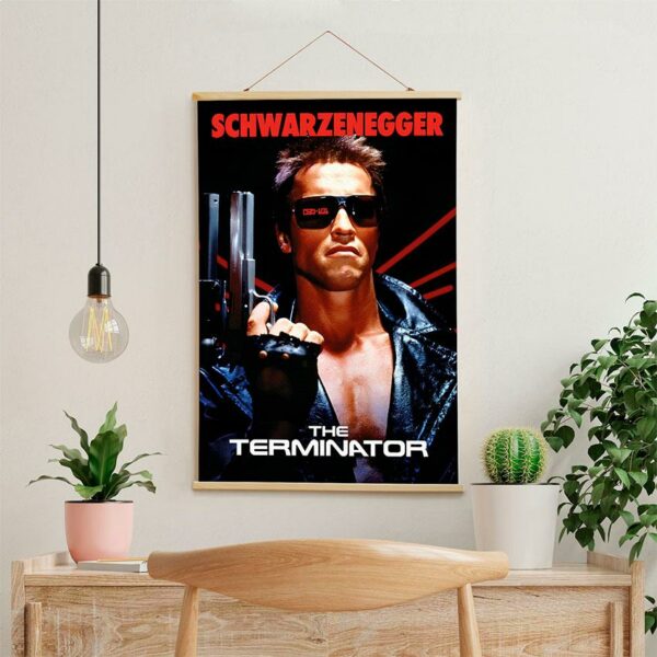 Постер на стену из ткани «Терминатор. Арнольд Шварценеггер. Фильм. The Terminator. Arnold Schwarzenegger. Film»