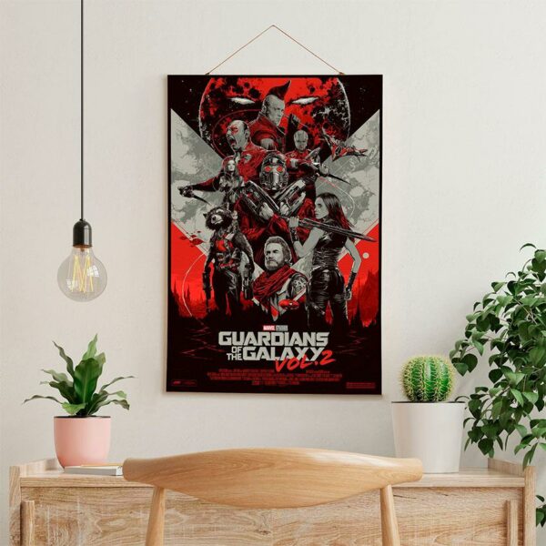 Постер на стіну з тканини «Вартові галактики. Частина 2. Guardians of the Galaxy. Volume 2»