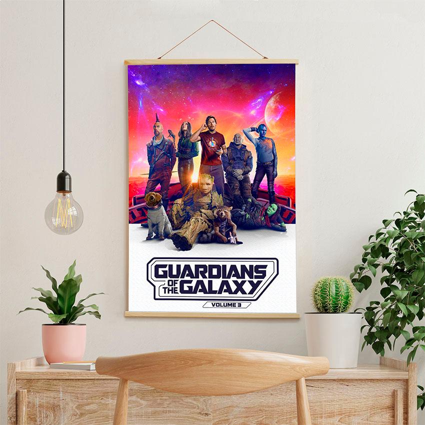Постер на стену из ткани «Стражи галактики. Часть 3. Guardians of the Galaxy. Volume 3»