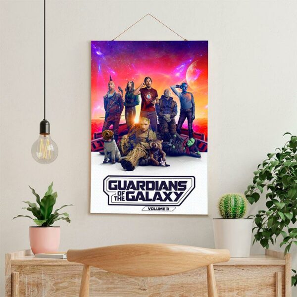 Постер на стену из ткани «Стражи галактики. Часть 3. Guardians of the Galaxy. Volume 3»
