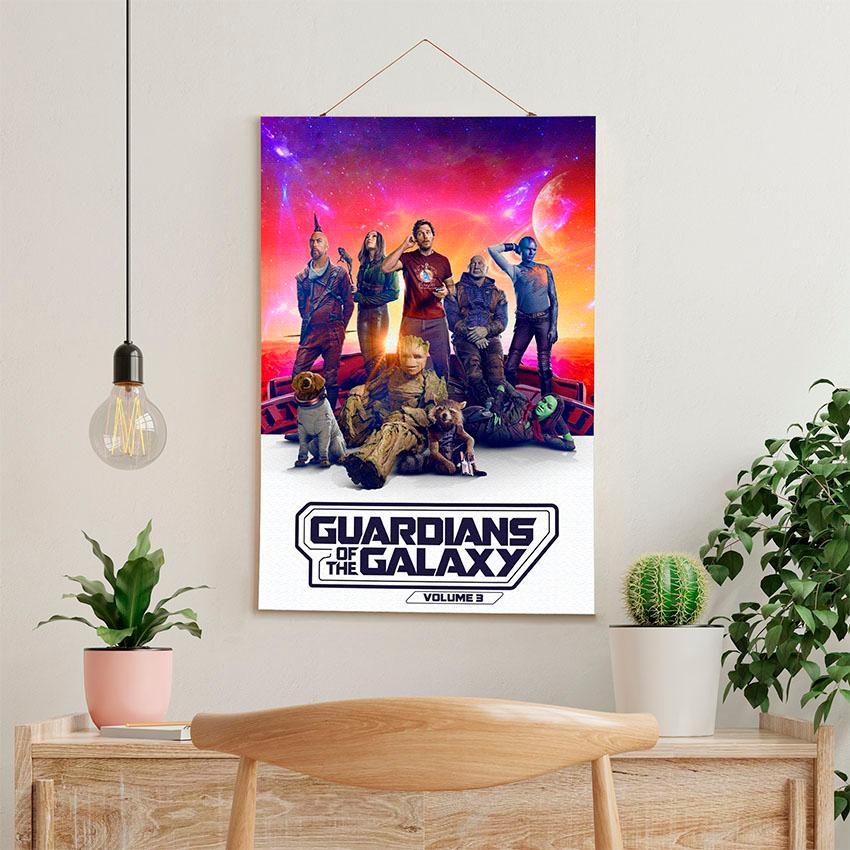 Постер на стену из ткани «Стражи галактики. Часть 3. Guardians of the Galaxy. Volume 3»