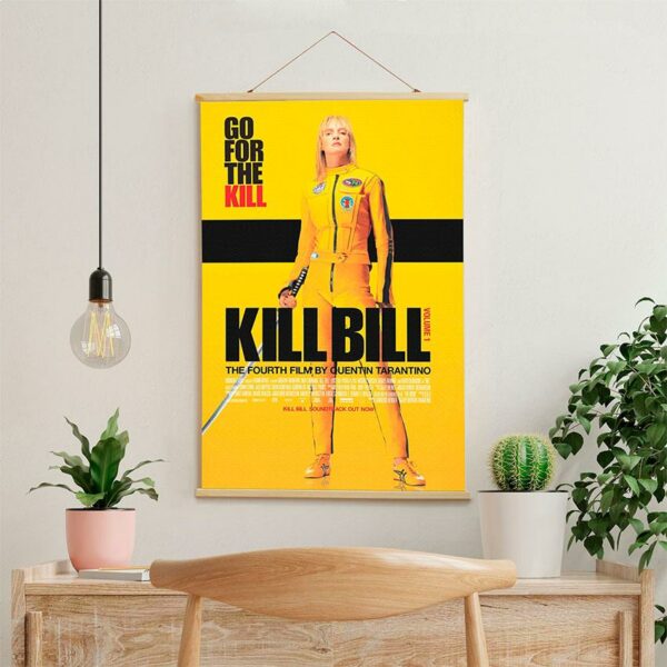 Постер на стіну з тканини «Вбити Білла. Фільм Тарантіно. Kill Bill. Tarantino Film»