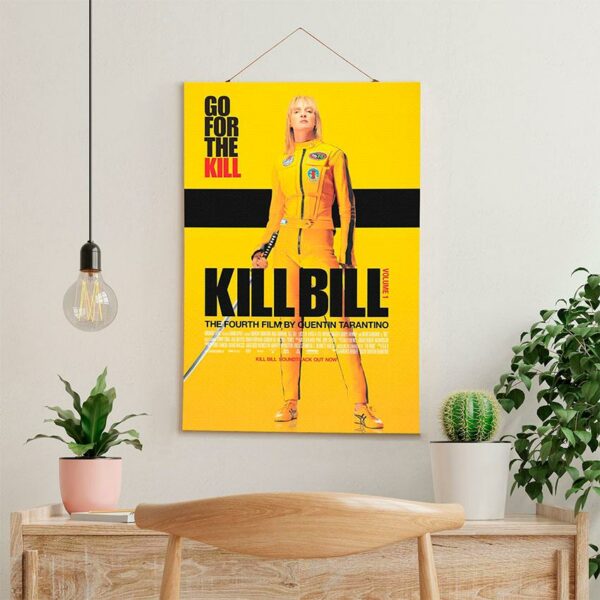 Постер на стіну з тканини «Вбити Білла. Фільм Тарантіно. Kill Bill. Tarantino Film»