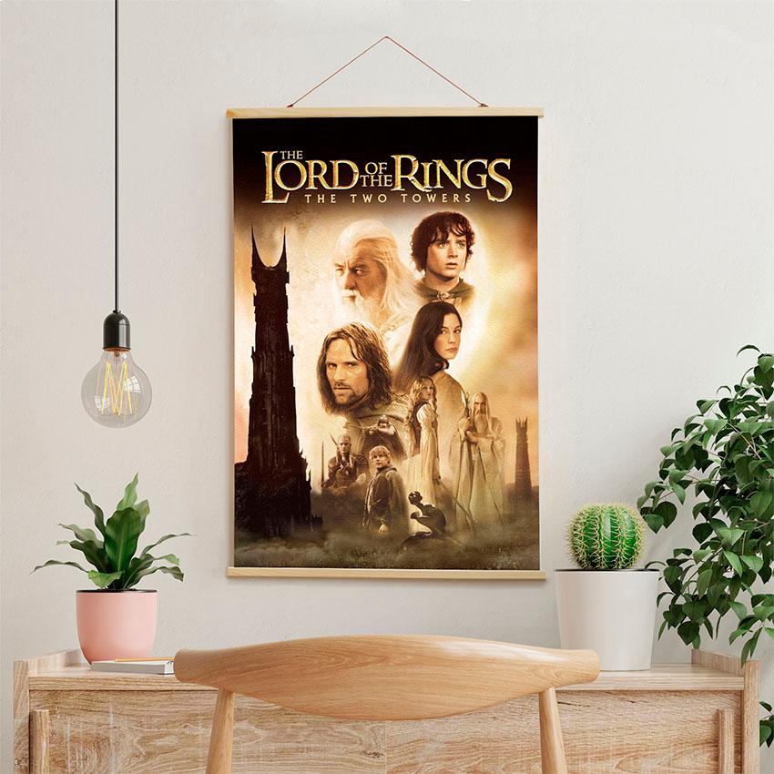Постер на стену из ткани «Властелин колец. Мир магии. Lord of the Rings. World of magic»