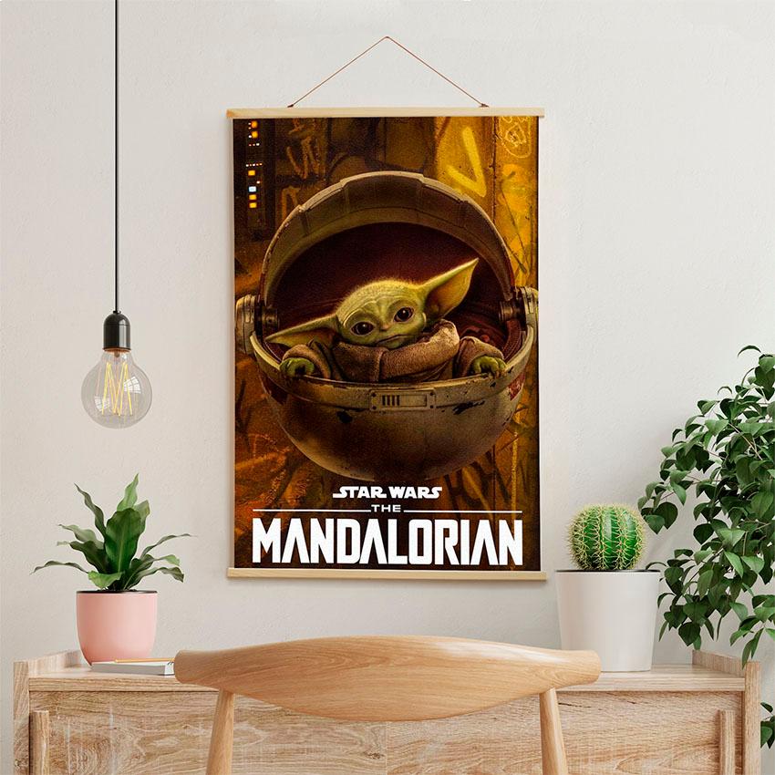 Постер на стену из ткани «Звездные войны. Малыш Йода. Star Wars. Baby Yoda»