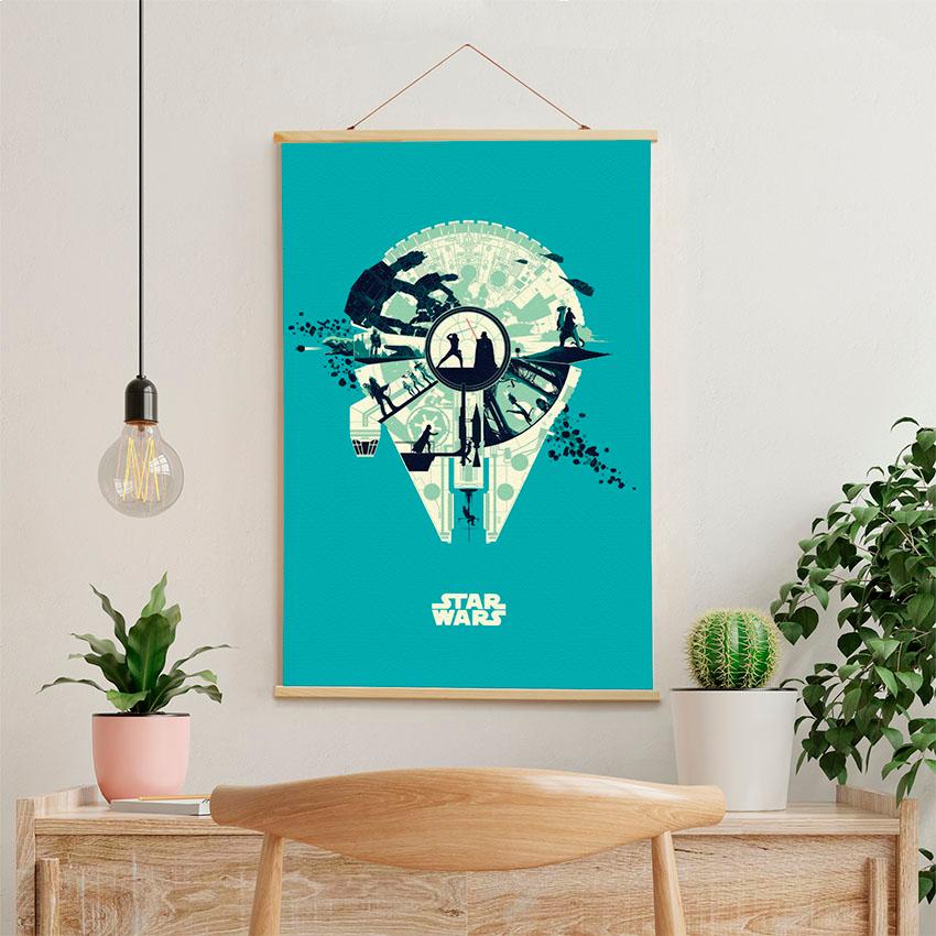 Постер на стену из ткани «Звездные войны. Популярная вселенная. Star Wars. Popular universe»